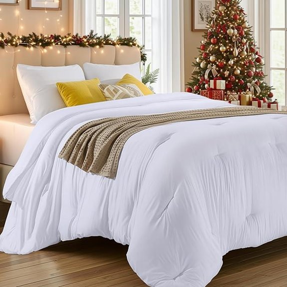 Utopia Bedding Queen Comforter All-Season Down Alternative