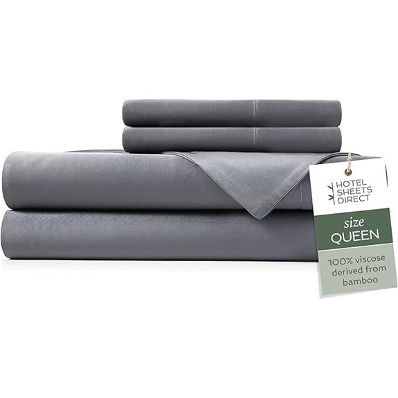 Hotel Sheets Direct Queen Bamboo Bed Sheet Set