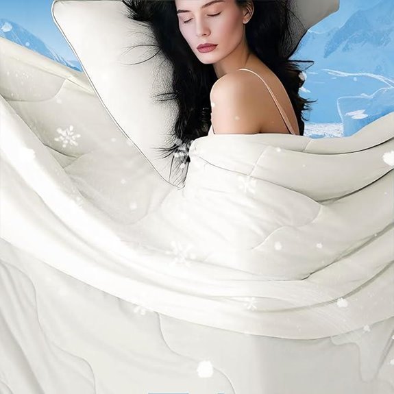 DOWNCOOL Queen Cooling Comforter Breathable Summer Quilt