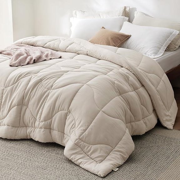 queen comforter with down alternative