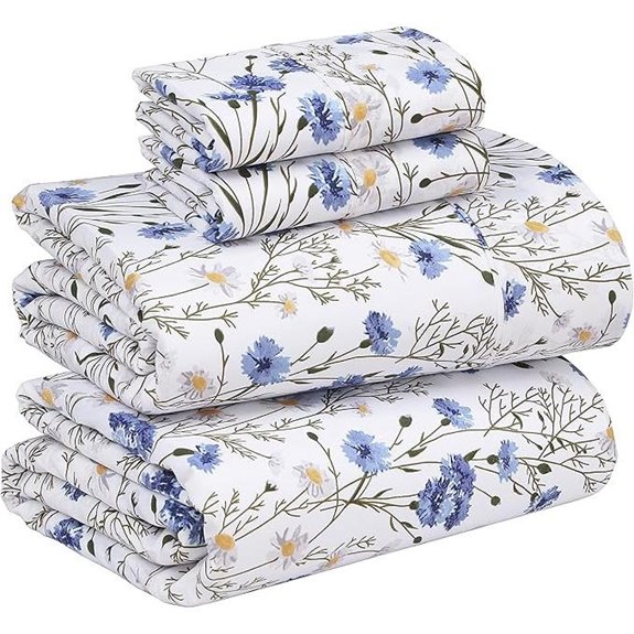 RUVANTI Queen Cotton Percale Sheet Set