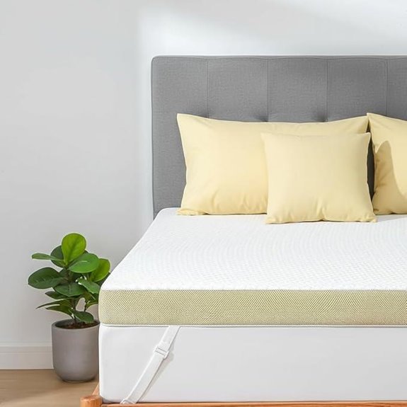 Marsail Queen Size Gel Memory Foam Mattress Topper