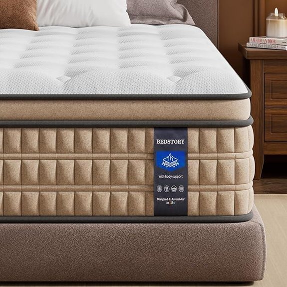 BedStory 12 Queen Hybrid Mattress with Support