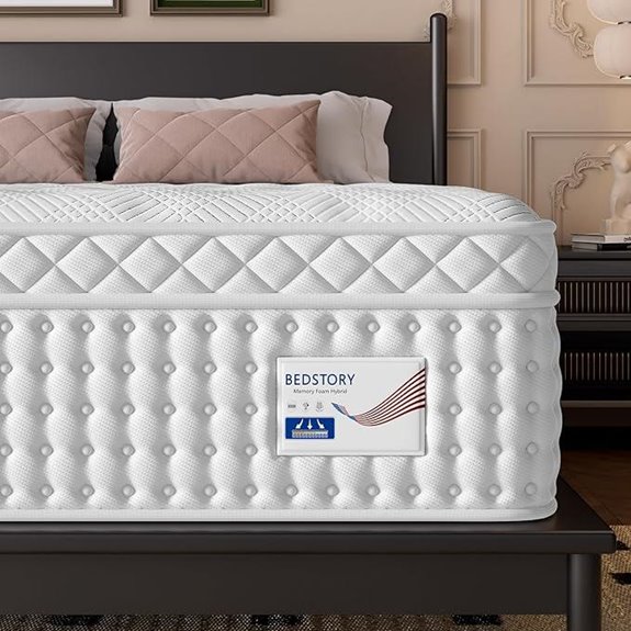 BedStory Queen Hybrid Mattress with Lumbar Support