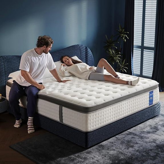 Queen Memory Foam Hybrid Mattress with Pocket Springs