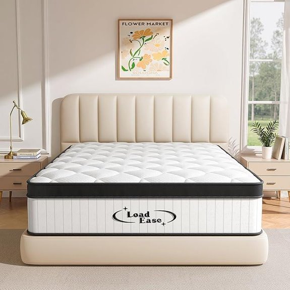 Queen Hybrid Mattress in a Box Memory Foam & Springs