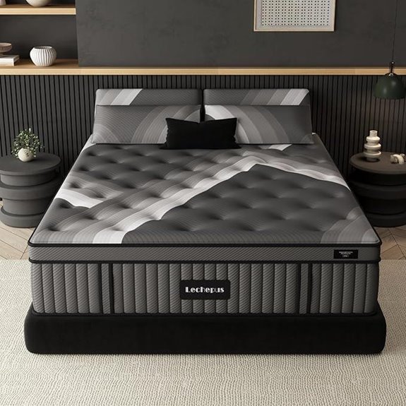 Lechepus 14-Inch Queen Mattress with Memory Foam