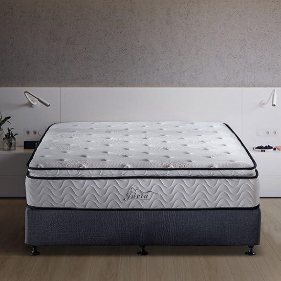 Short Queen Mattress with Pillow Top and Memory Foam
