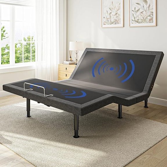 Queen Size Adjustable Bed Frame with Massage