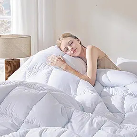 DOWNCOOL Queen Size All-Season Down Alternative Comforter