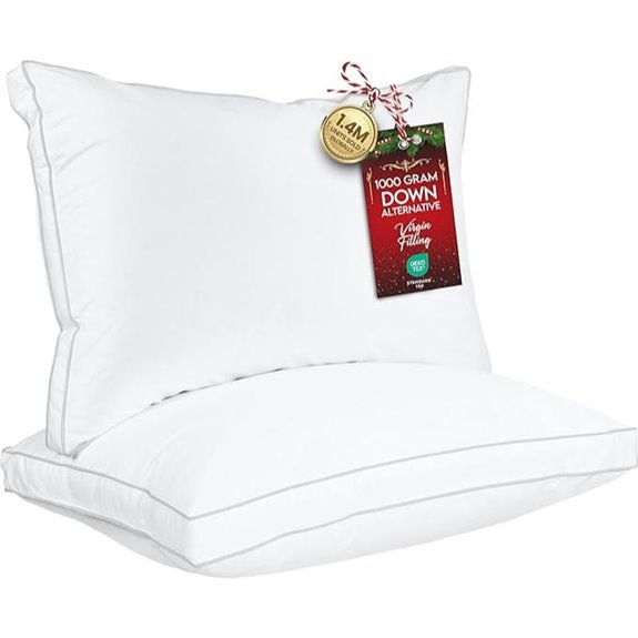 Utopia Bedding Queen Size Fluffy Cooling Bed Pillows