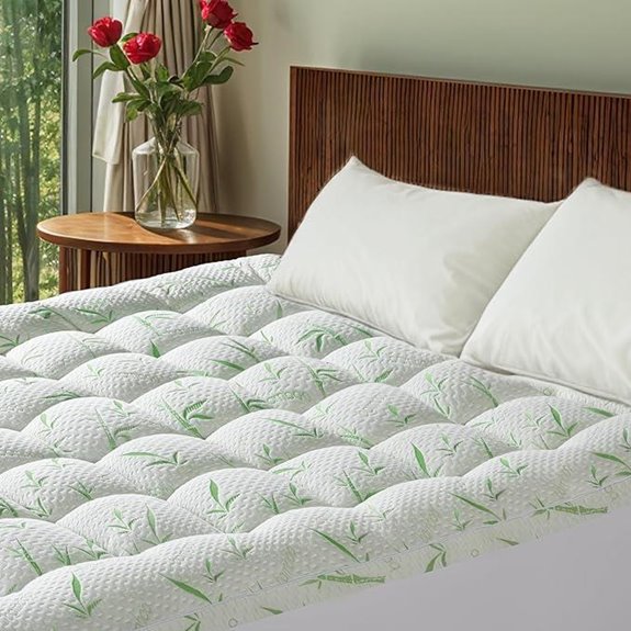 Queen Size 3-Inch Cooling Mattress Topper with Deep Pocket