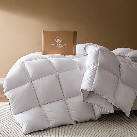Pacific Coast Goose Feather Down Comforter Queen Size
