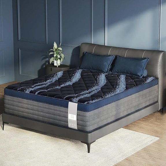 Queen 14-Inch Memory Foam Hybrid Mattress with Spring
