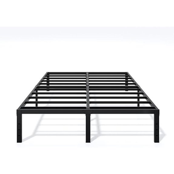 Metal Bed Frame Queen Size with Underbed Storage