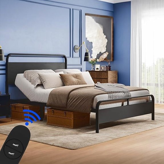 FLEXISPOT Queen Adjustable Bed with Modern Frame