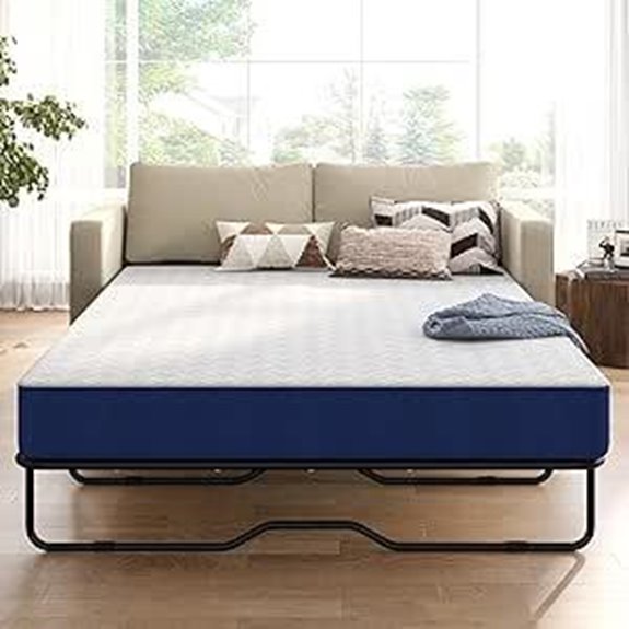 Memory Foam Queen Sofa Bed Mattress with Cover