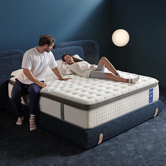 Queen Size 12-Inch Gel Hybrid Mattress in a Box