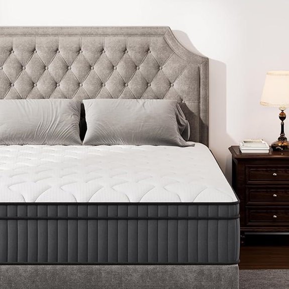 12-Inch Queen Hybrid Mattress with Gel Memory Foam