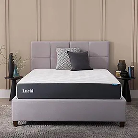 Lucid 10 Memory Foam Mattress Queen