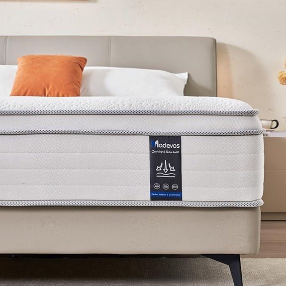 Queen Hybrid Mattress in a Box with Memory Foam