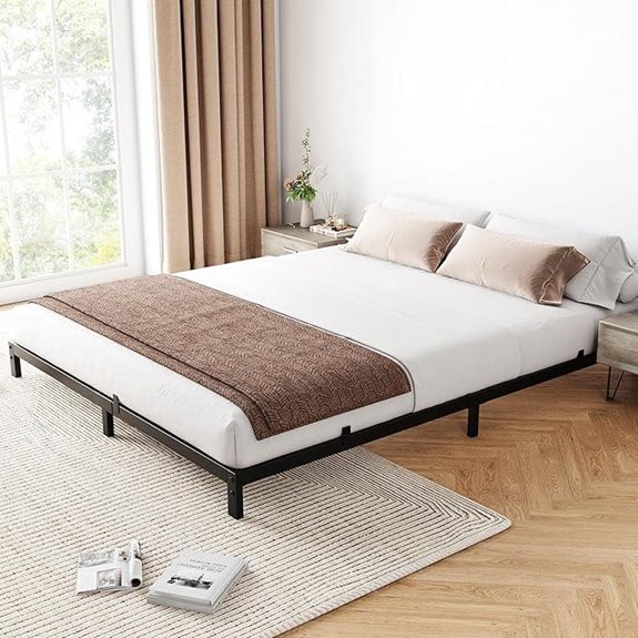 GAOMON 6-Inch Queen Metal Bed Frame