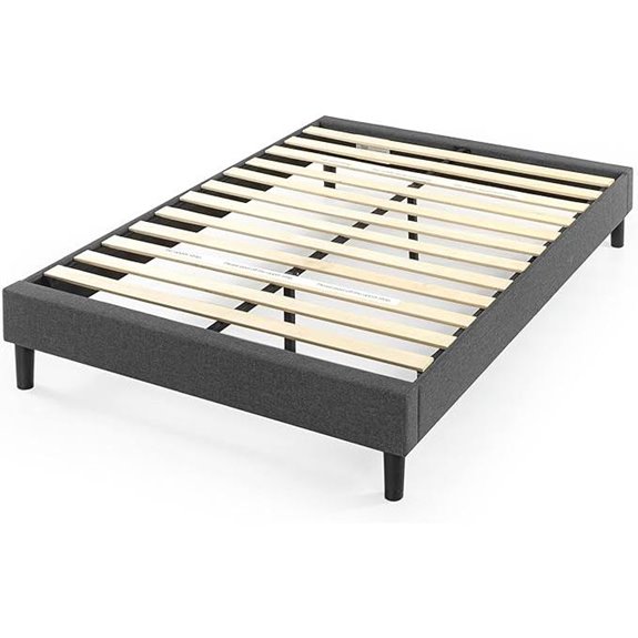 Zinus Queen Upholstered Platform Bed Frame