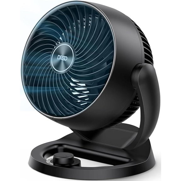 Dreo 12-Inch Quiet Table Fan with 3 Speeds