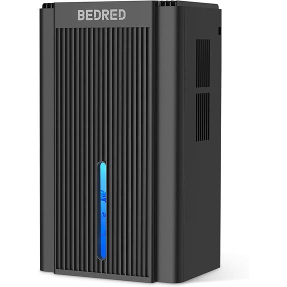 Dehumidifier 95oz Quiet Auto Shut Off 7-Color Light