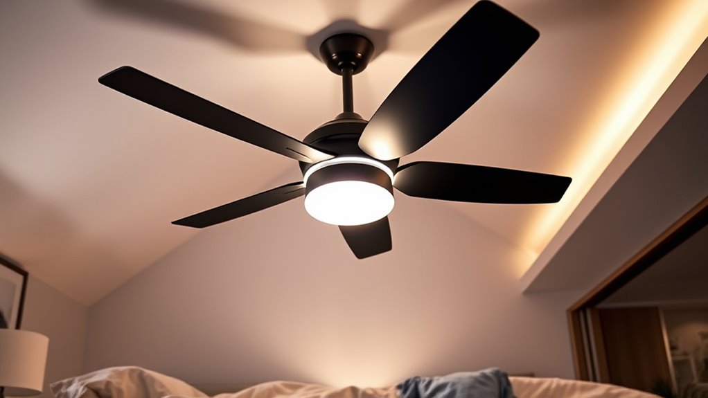 quiet bedroom fan features
