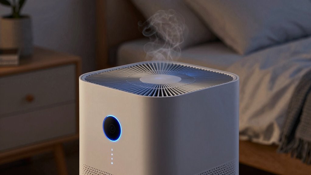 quiet low noise air purification