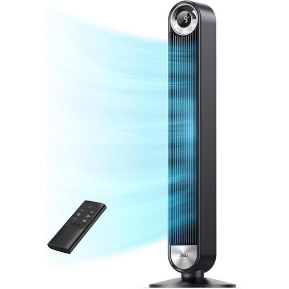 Dreo Tower Fan with Oscillation and Quiet Operation
