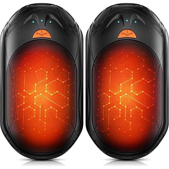 AI Rechargeable Hand Warmers 2-Pack Portable Long-Lasting