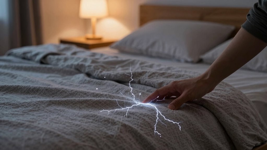 reduce static in bed