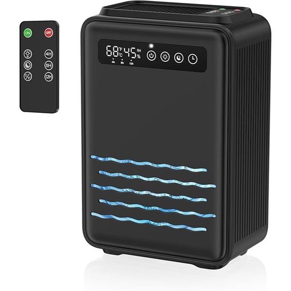 Dehumidifier with Remote 95oz Tank Auto Shutoff