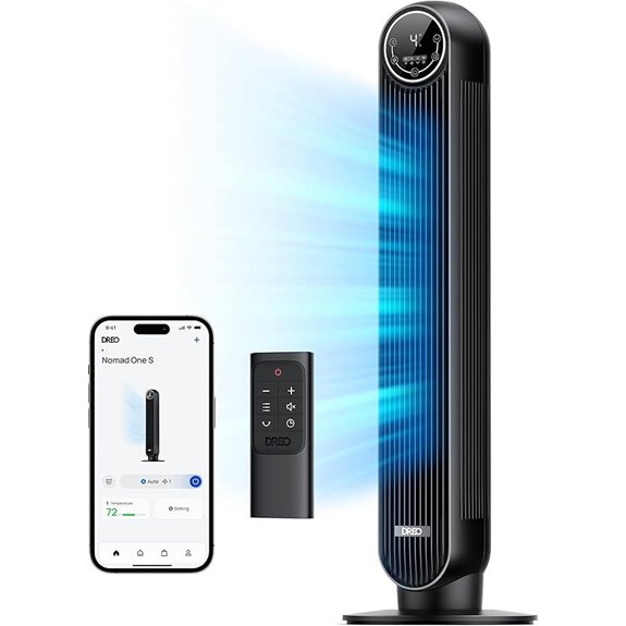 Dreo Tower Fan with Remote and Voice Control