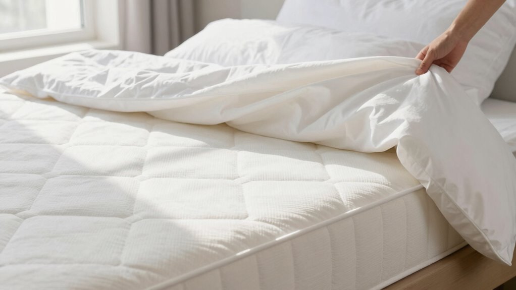 remove bedding before airing