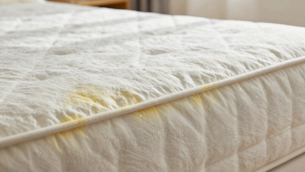 replace aging stained mattress