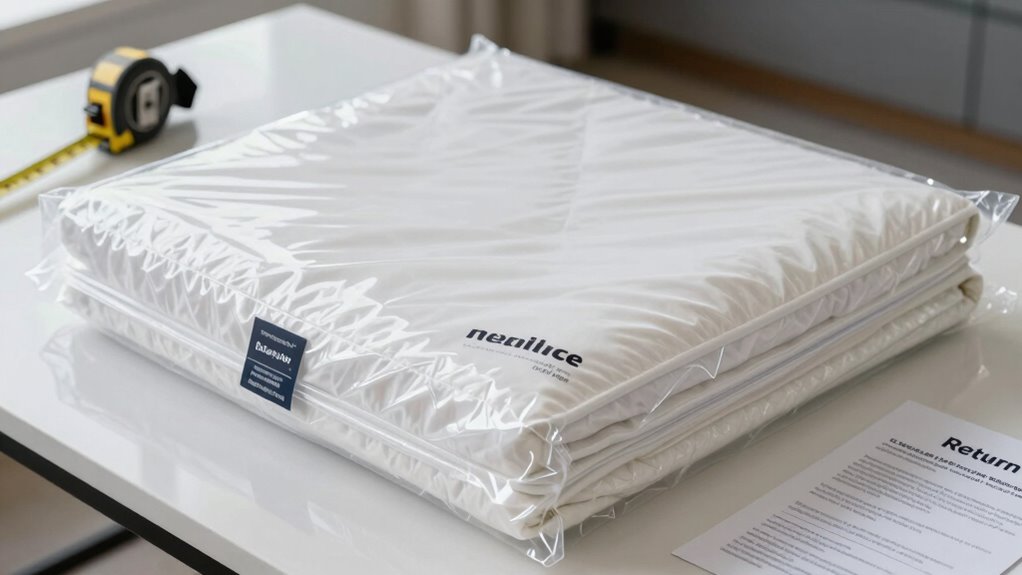 return in original packaging