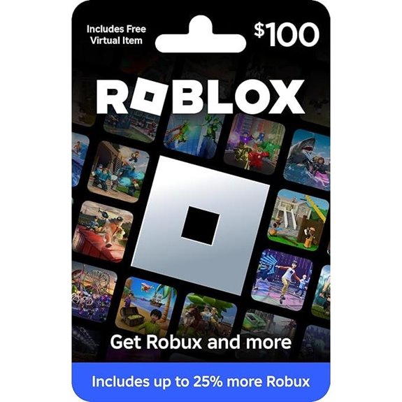 Roblox Physical Gift Card [Includes Free Virtual Item] [Redeem Worldwide]