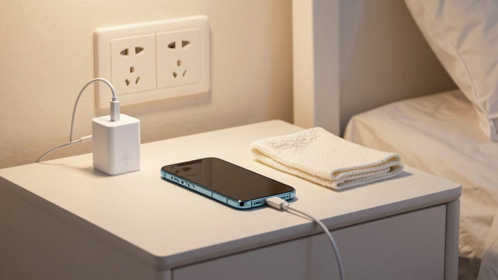 safe organized charging setup