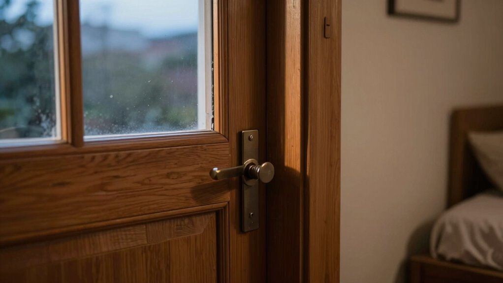 seal gaps around doors