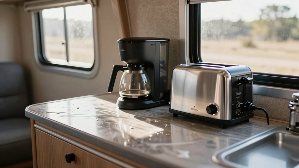 secure appliances against vibrations