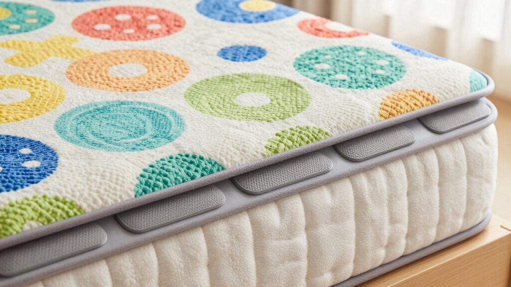 secure mattress topper placement