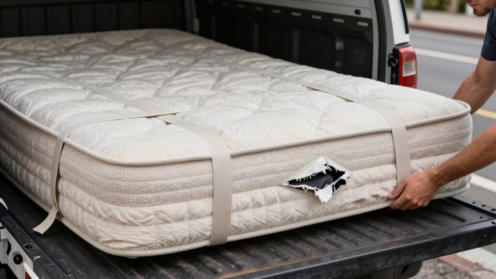 secure mattress with straps