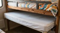 secure rv bunk bedding