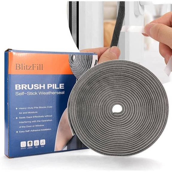 Self-Adhesive Door Weather Stripping & Soundproof Seal