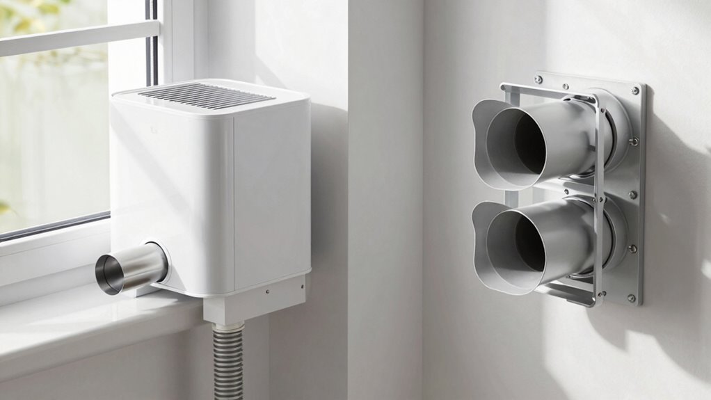 separate intake and exhaust