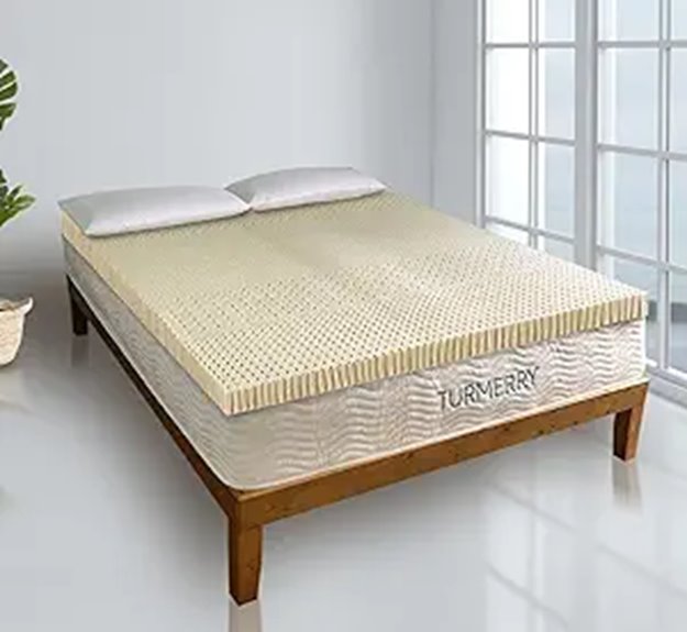 7-Zone Organic Latex Mattress Topper Queen Size