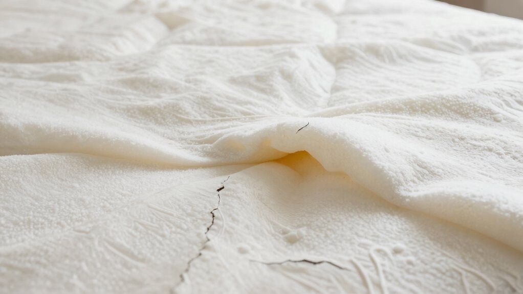 signs of foam support loss